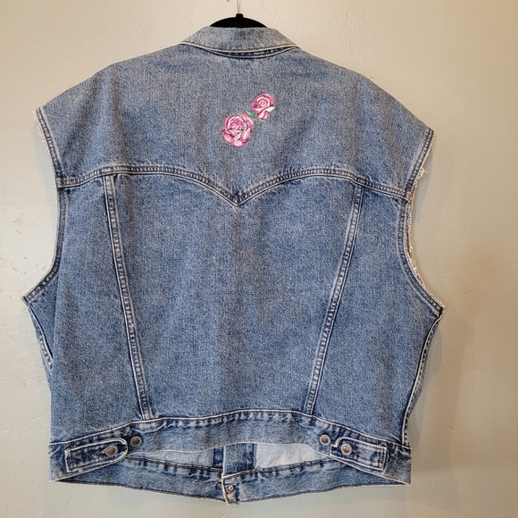 Levi's 90's Vintage Silvertab Jean Denim Vest - Picture 2 of 12